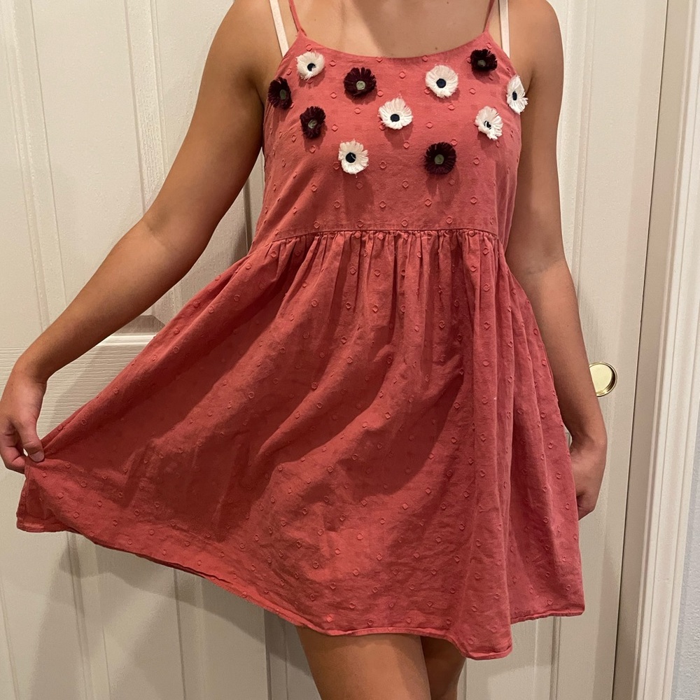 Madewell baby doll dress Size small